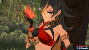 [Teaser] Beautiful Dehya – Genshin Impact - ﻿3D animation on Crohasit