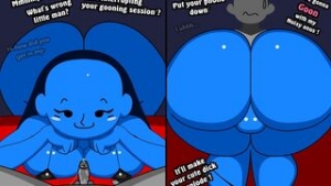 Tech girl interupts your goon sesh - 2D animation on Crohasit
