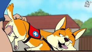 Thorns Roost – Service Dog Elsa - 2D animation on Crohasit