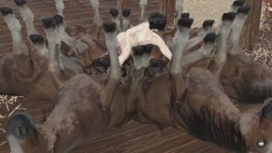 Tifa Lockhart rides her horsies (Trailer/Test) - Final Fantasy animation on Crohasit