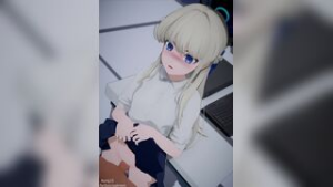 Toki Uniform (No X-ray) [Aung15] - blue archive animation on Crohasit