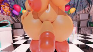 Toy Chica Futa Taker POV (Vigilante Confetti) - ﻿3D animation on Crohasit