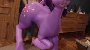 Twilight Sparkle Standing Fuck~! [smonke3d] - ﻿3D animation on Crohasit