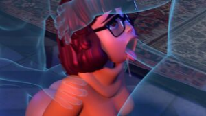 Velma Ghost Spitroast [ManWiththeMole] - ﻿3D animation on Crohasit