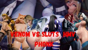 Venom vs Sluts HMV/PMV phonk - Marvel animation on Crohasit
