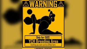 Warning YCH (Linorgoldenfish) - 2D animation on Crohasit