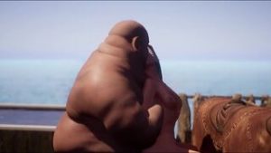 White hair and ugly bastard pmv - ﻿3D animation on Crohasit
