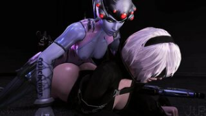 Widow x 2B – JtPSFM - Nier Automata animation on Crohasit