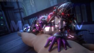Widowmaker Hey Baby HMV PMV - ﻿3D animation on Crohasit