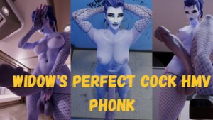Widow’s perfect cock HMV/PMV phonk - Overwatch animation on Crohasit