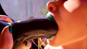 Wild Life – Andorin blowjob PT.1 - ﻿3D animation on Crohasit