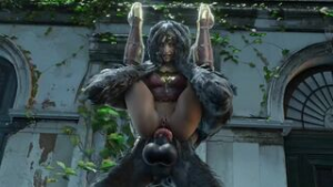 Wonder Woman just got Werewolf’d - ﻿3D animation on Crohasit