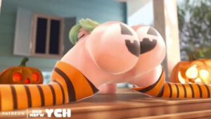 YCH : Spooky Peach! [DCD] - ﻿3D animation on Crohasit