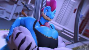 Yuki gives a nice titfuck - Pokemon animation on Crohasit