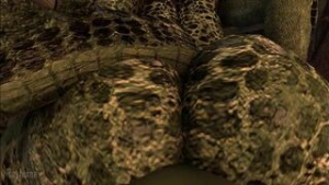 argonian facesitting - The Elder Scrolls animation on Crohasit