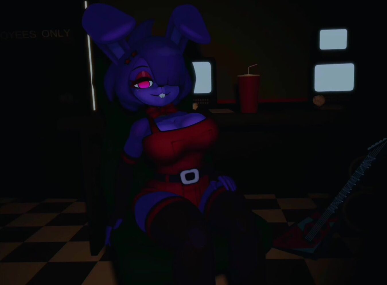 Bonnie - Five Nights at Freddy's animation on Crohasit