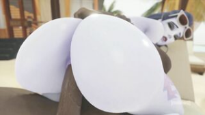 fucking the ass Gives widowmaker [ mslewd ] - ﻿3D animation on Crohasit