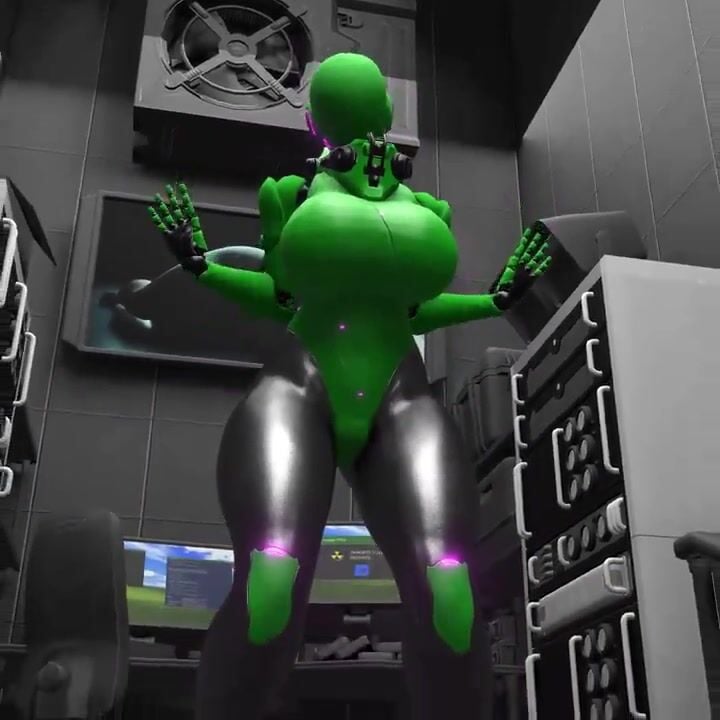 Futanari transformation by qzk Forte - ﻿3D animation on Crohasit