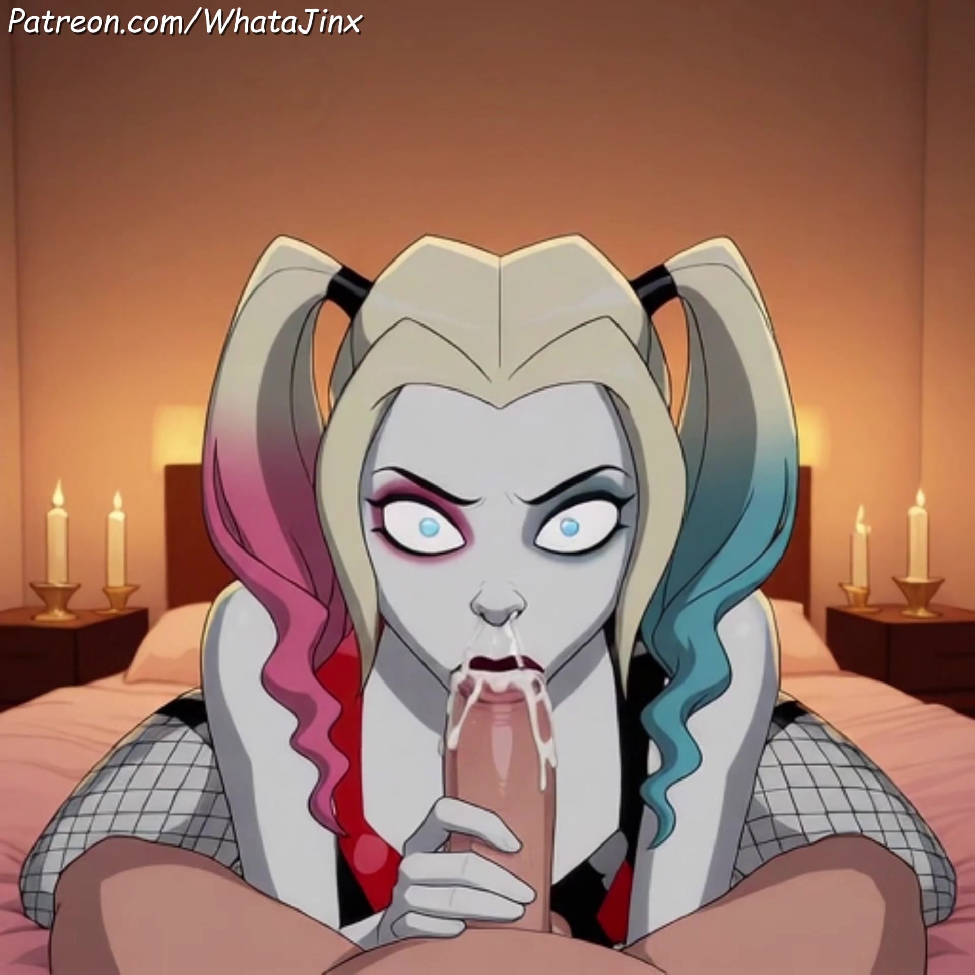 harley quinn blowjob - Batman animation on Crohasit