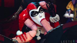harley quinn enjoying four cocks [White] [LeeteRR] - ﻿3D animation on Crohasit