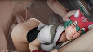 kiriko standing doggystyle then missionary - ﻿3D animation on Crohasit