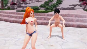 mmd – Lamb, Nami (one piece) - ﻿3D animation on Crohasit