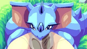 nidoqueen and her trainer - Pokemon animation on Crohasit