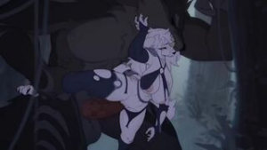 she was used as a living toy - 2D animation on Crohasit