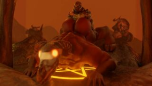 [snips456fur] Doom Slayer x Demon - Doom animation on Crohasit