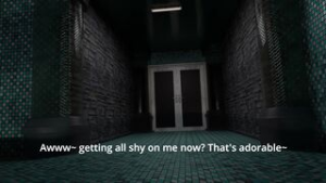 swimsuit in the pool - ﻿3D animation on Crohasit