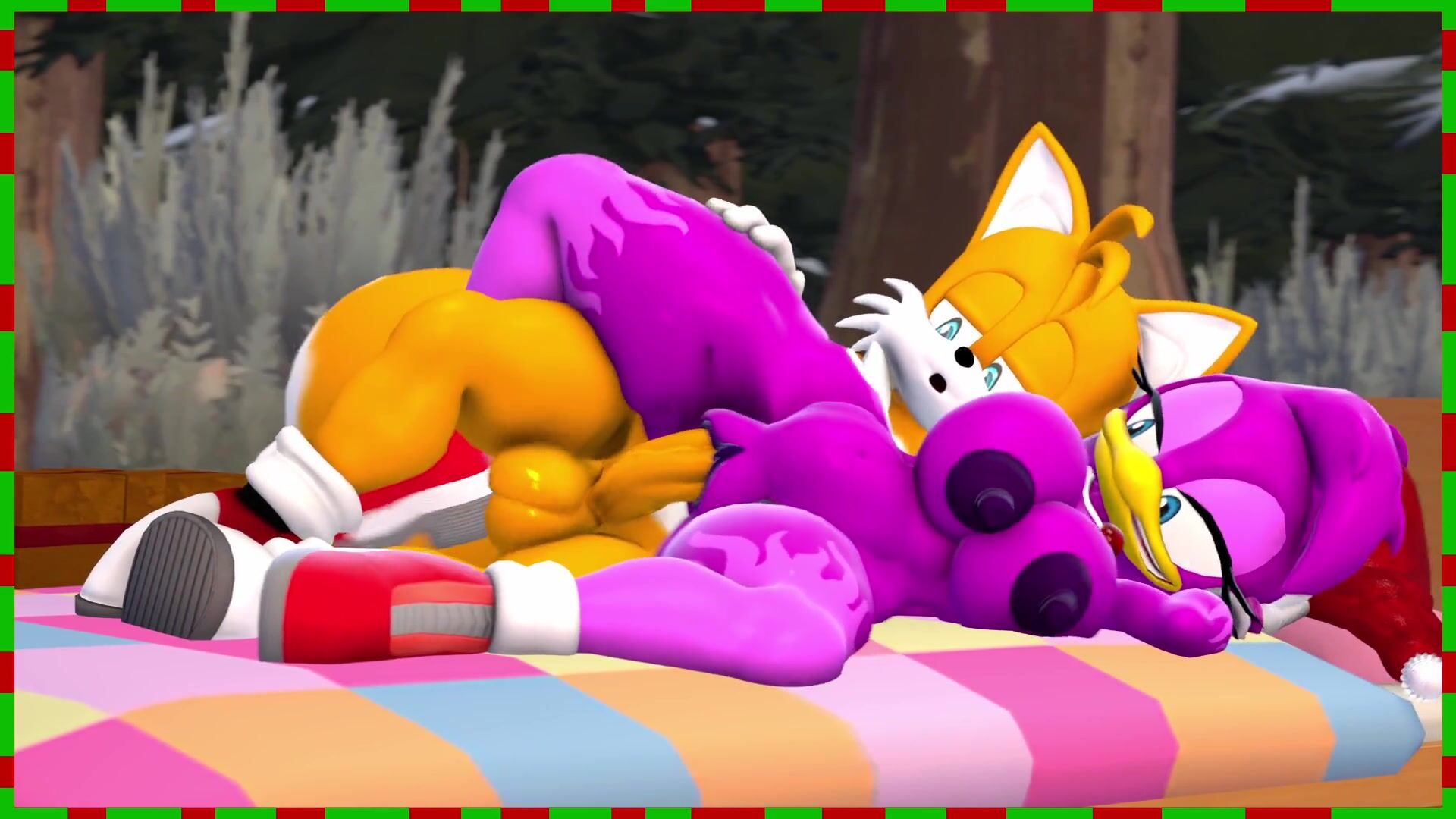 Tails and Wave - ﻿3D animation on Crohasit