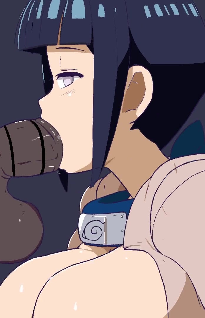 Hinata Blowjob - ﻿3D animation on Crohasit
