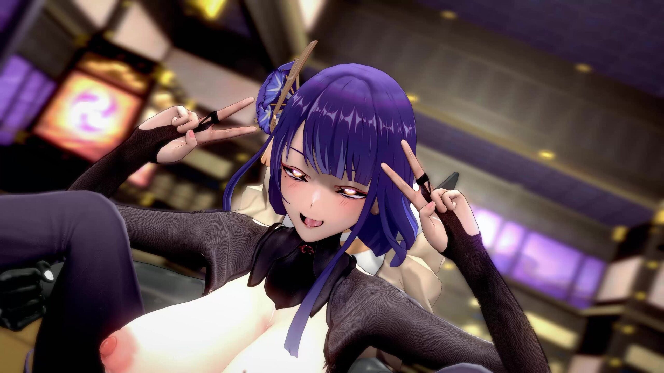 Raiden X Hilichurl - Genshin Impact animation on Crohasit