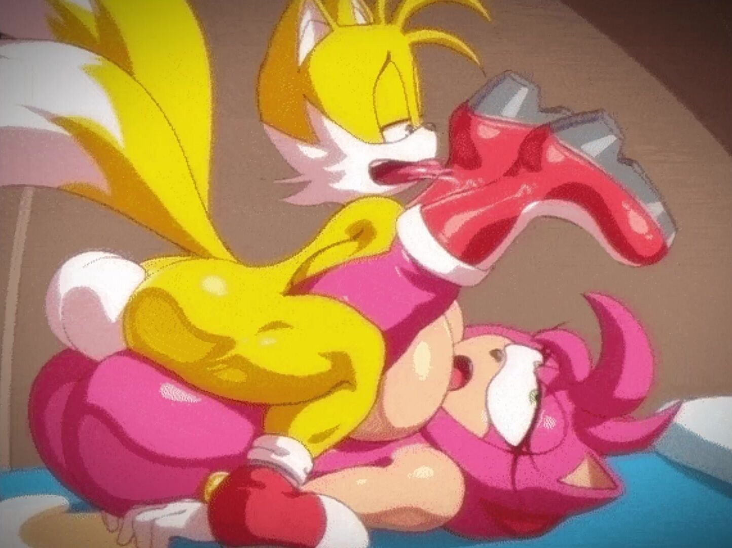 Tails X Amy - Sonic the Hedgehog animation on Crohasit