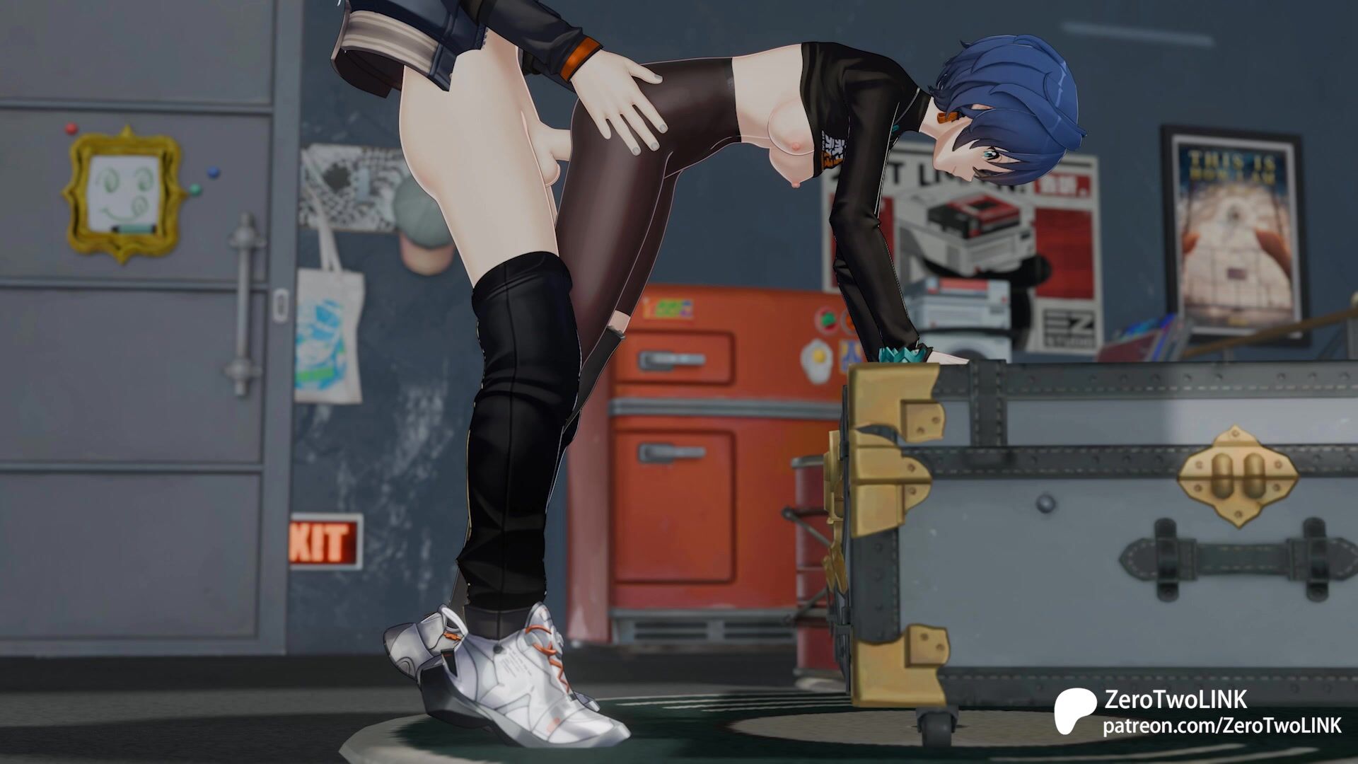 Wise X Belle - zenless zone zero animation on Crohasit